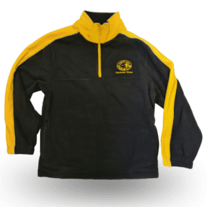 Black Yellow Polar Fleece Jumper